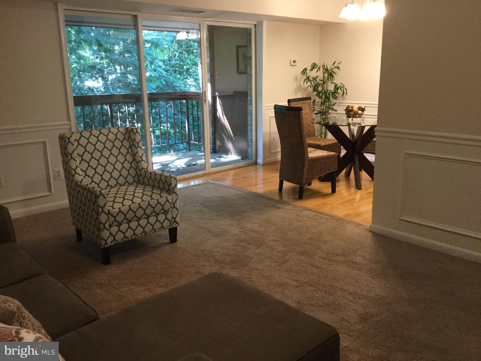 11629 Stoneview Square, Unit 21C Reston, VA 20191 - Photo 10 of 30 a living room with furniture and a potted plant