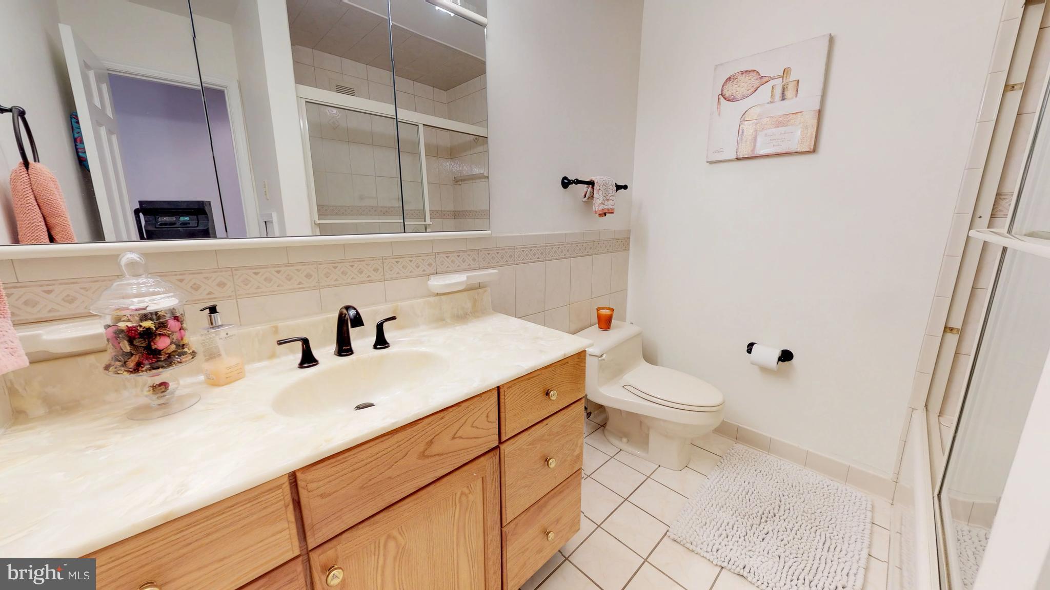 521 Beaumont Road Silver Spring, MD 20904 - Photo 25 of 30 a bathroom with a sink vanity mirror and toilet