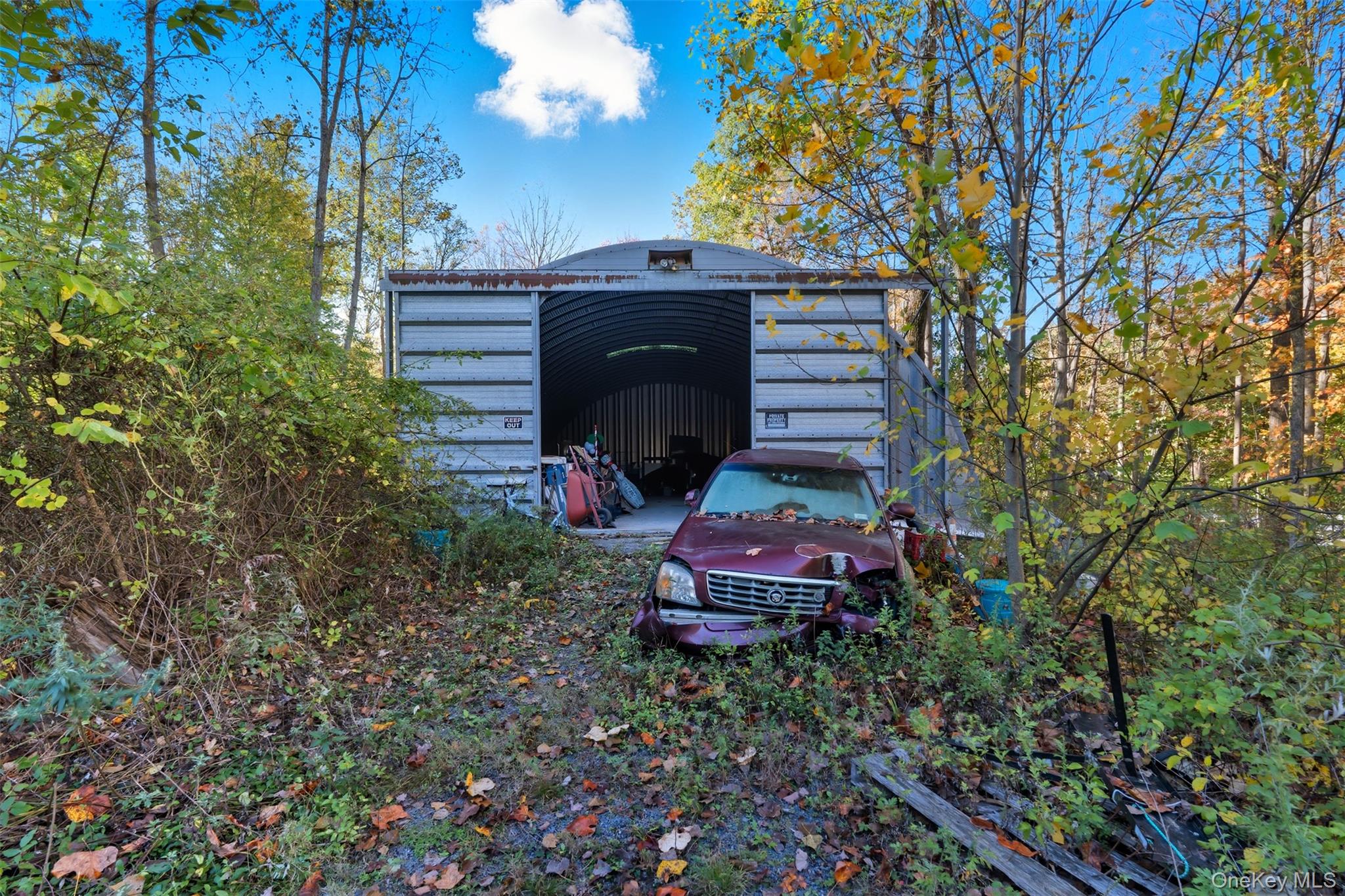 215 Old Rte 32 Highland Mills, NY 10930 - Photo 11 of 34 a front view of a house with a garden