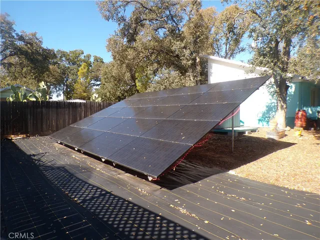 a view of outdoor space and deck
