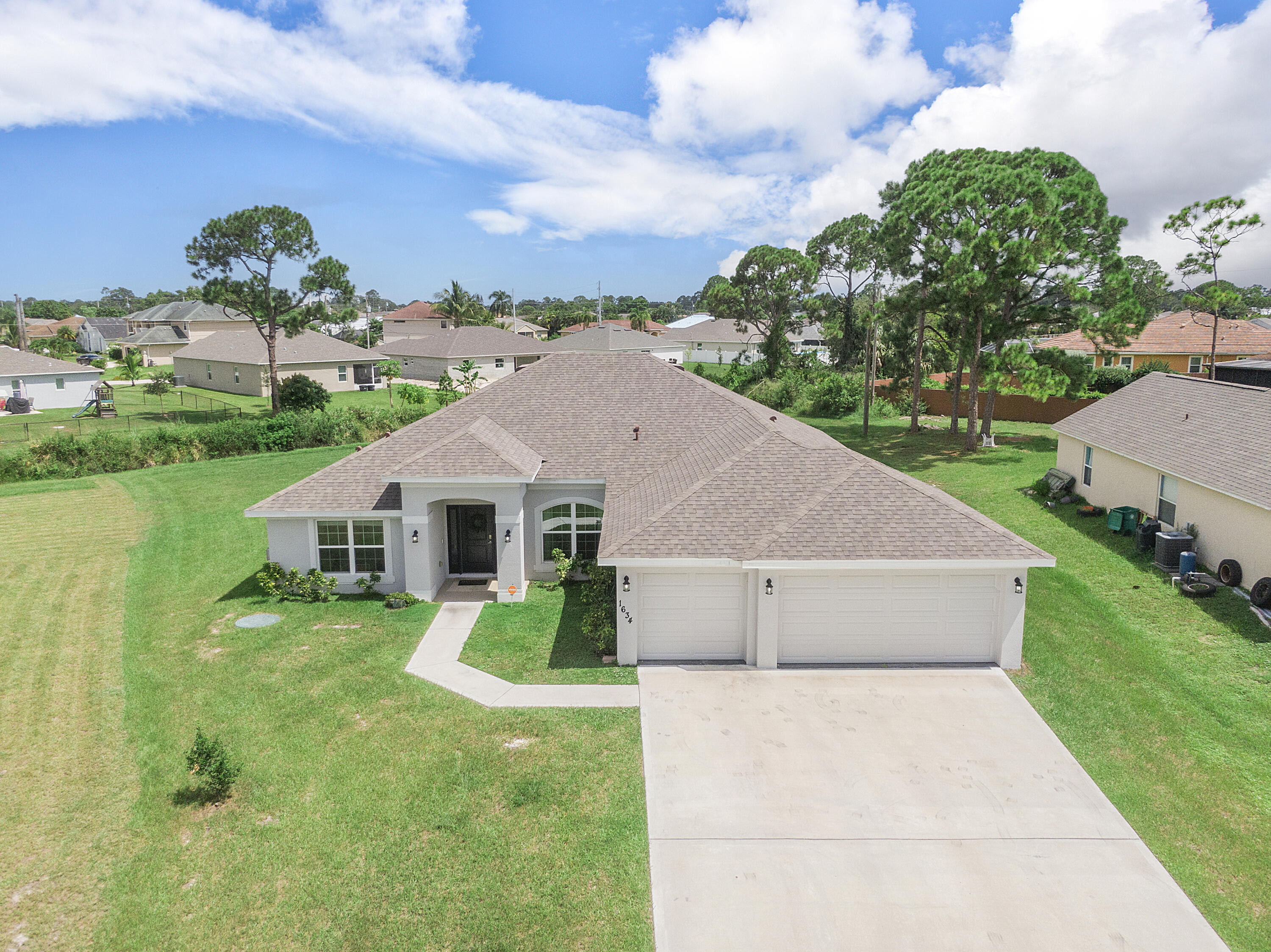 1634 Southwest Malmo Road Port St. Lucie, FL 34953 - Photo 26 of 33 Aerial View 2