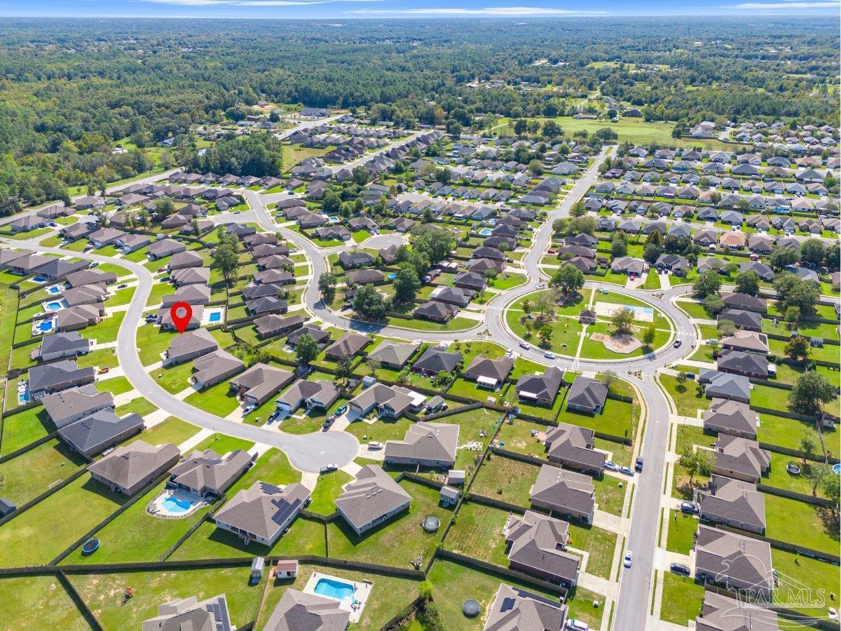 441 Broadleaf Circle Cantonment, FL 32533 - Photo 41 of 42 an aerial view of residential houses with outdoor space