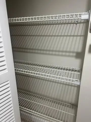 a view of a closet