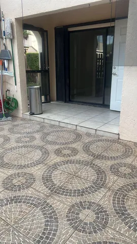 a view of a front door of a house