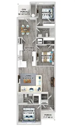 $1,950 | 6569 Cypress Vine Court, Slidell, LA 70461