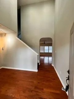 a view of a yard with a big yard