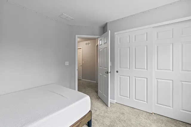 a spacious bathroom with a bathtub