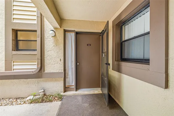 a view of front door