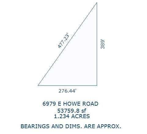 6979 Howe Road Bath, MI 48808 - Photo 23 of 25 6979 Howe Lot Lines