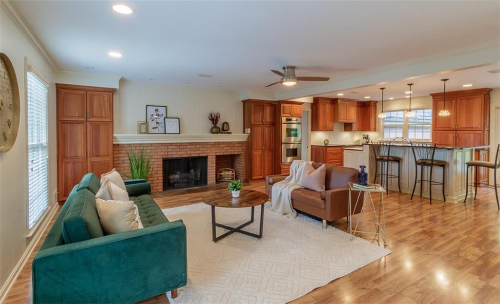 192 Devonwood Drive Pittsburgh, PA 15241 - Photo 11 of 25 a living room with furniture and a fireplace