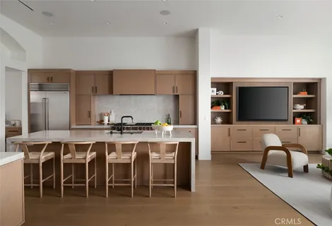 a very nice looking kitchen with a large window