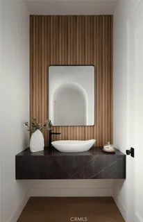 a view of backyard of house with outdoor seating