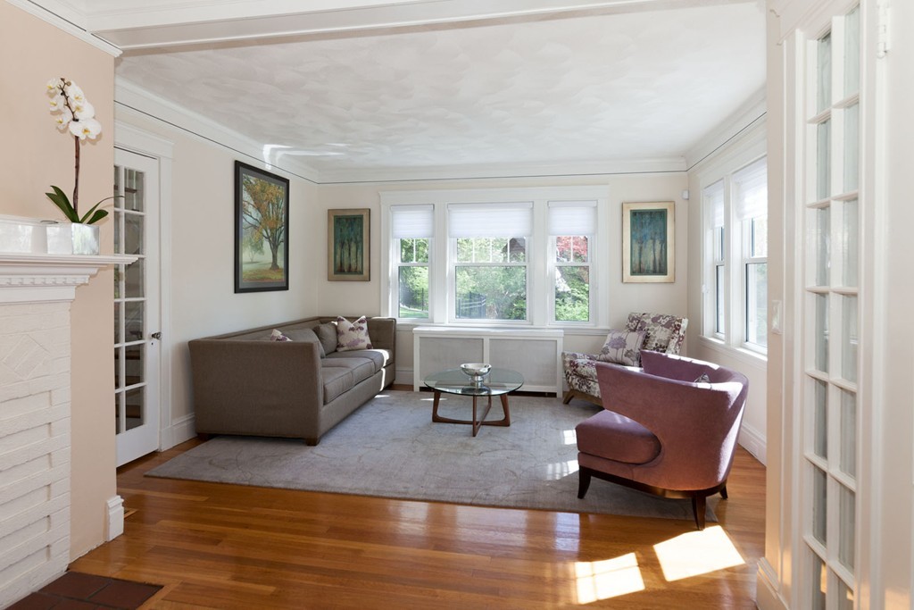64 Bonad Road Newton, MA 02465 - Photo 3 of 16 a living room with furniture and a large window
