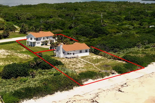 a view of a city with an ocean