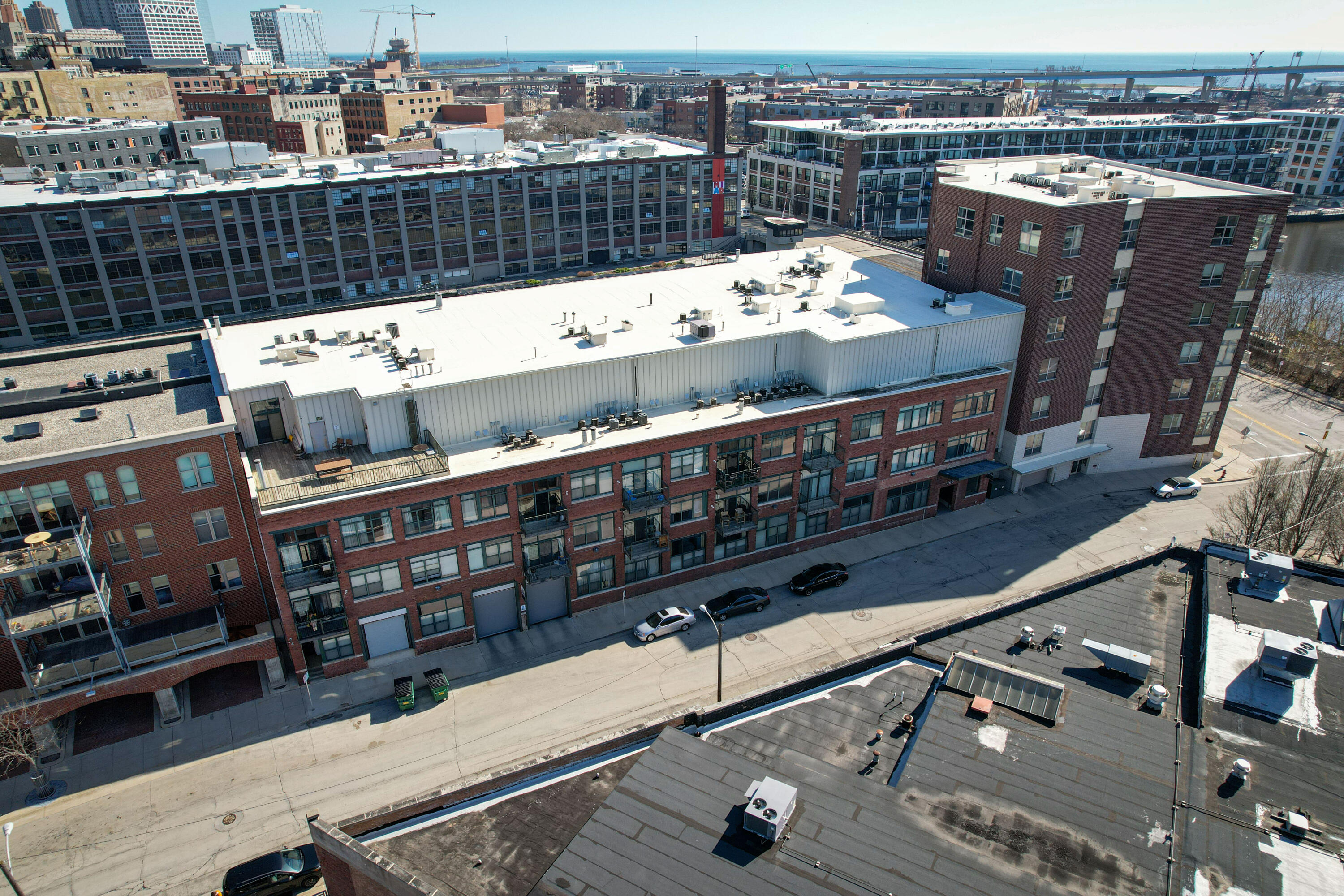 210 South Water Street, Unit 218 Milwaukee, WI 53204 - Photo 32 of 38 Aerial View