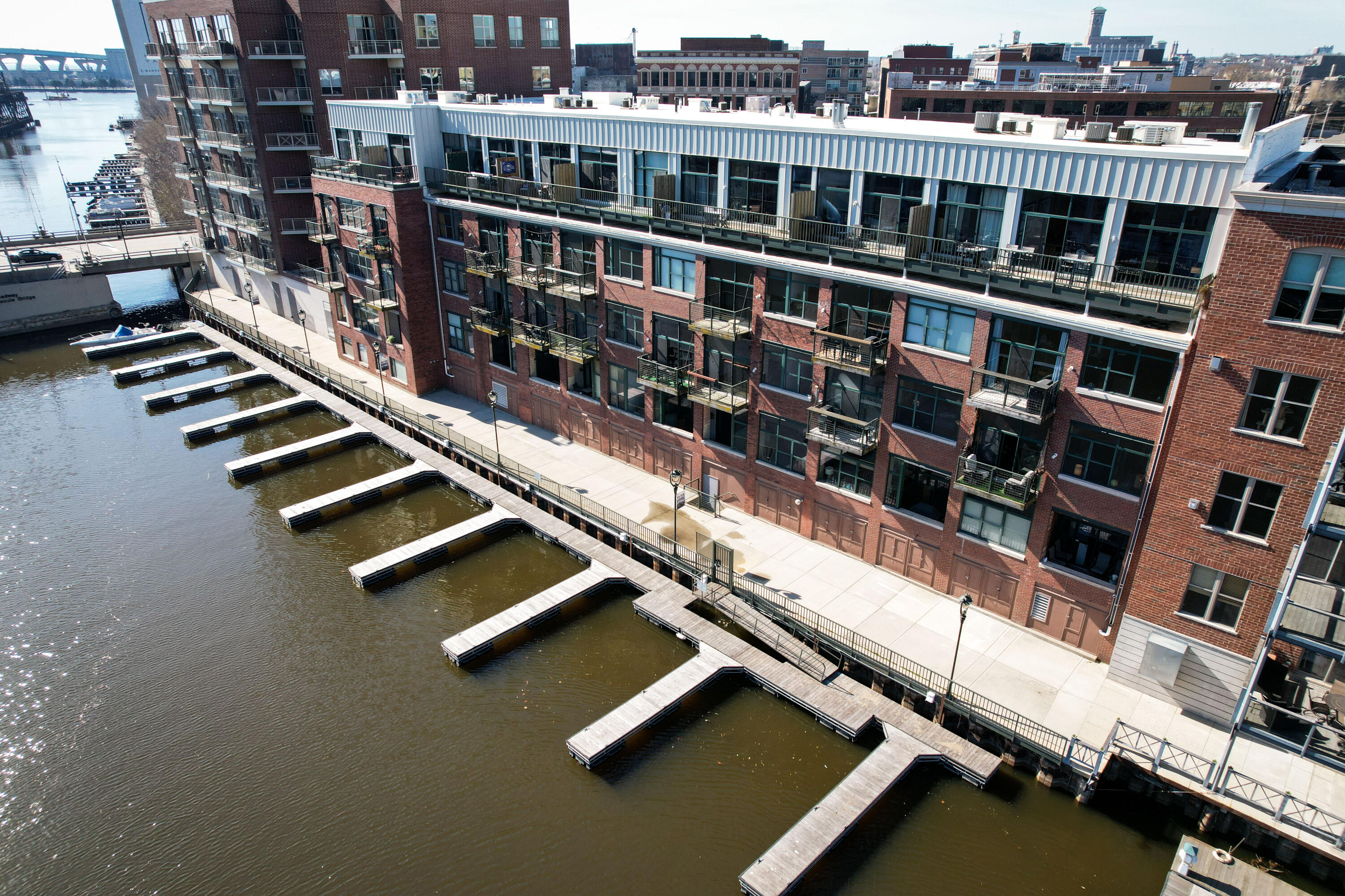 210 South Water Street, Unit 218 Milwaukee, WI 53204 - Photo 34 of 38 Aerial View