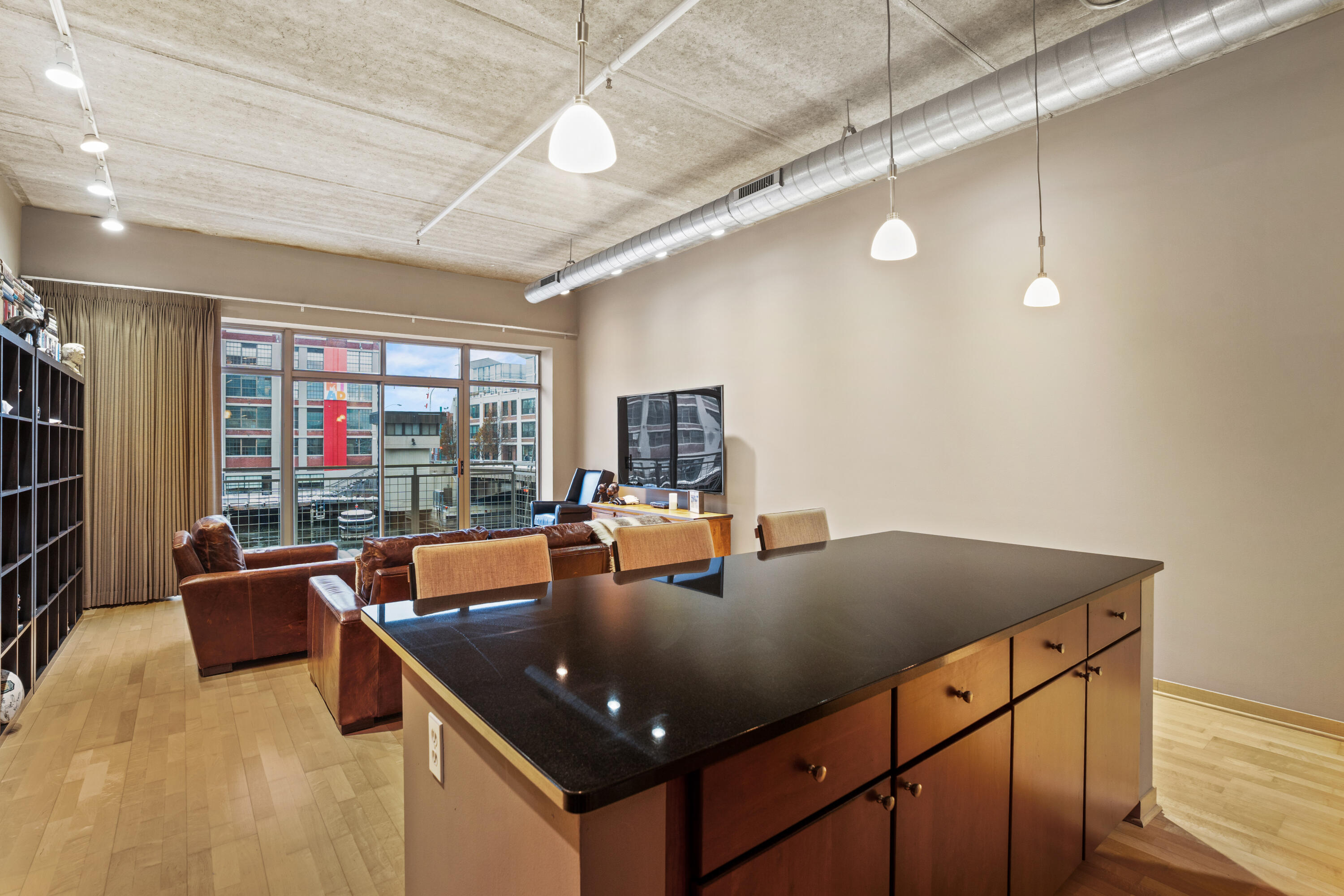 210 South Water Street, Unit 218 Milwaukee, WI 53204 - Photo 5 of 38 Kitchen facing Living Room