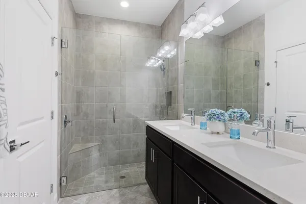 a living room with furniture and window