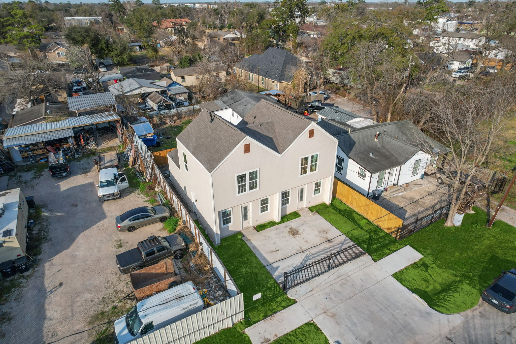 721 Doverside Street Houston, TX 77022 - Photo 4 of 6 an aerial view of a house with outdoor space