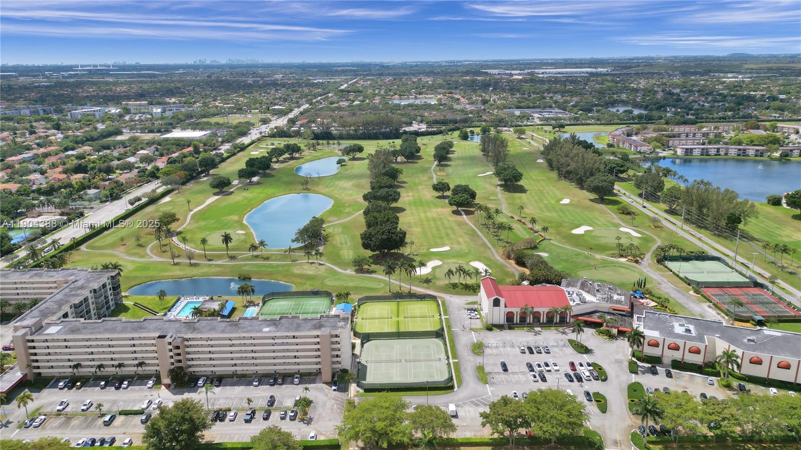 8900 Washington Street, Unit 506A Pembroke Pines, FL 33025 - Photo 15 of 28 an aerial view of residential houses with outdoor space and lake view