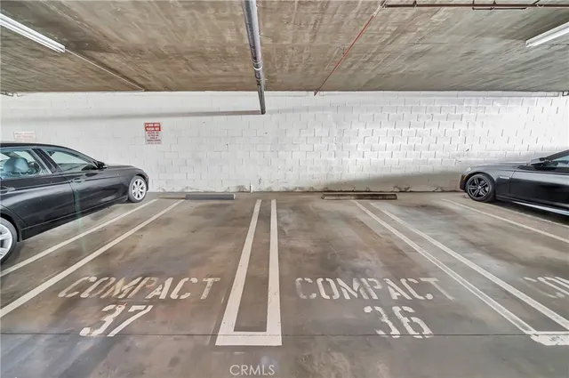 a view of parking space