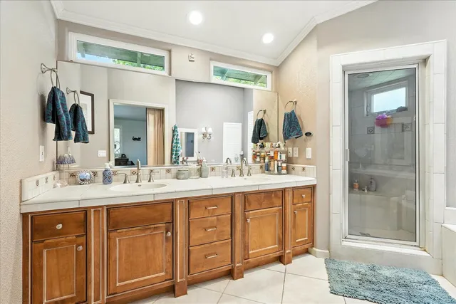 a view of swimming pool with lawn chairs