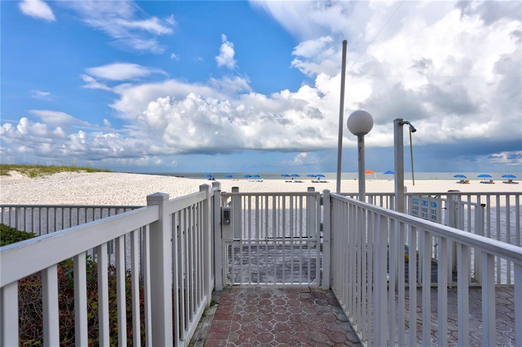 13500 Gulf Boulevard, Unit 505 Madeira Beach, FL 33708 - Photo 23 of 42 a view of balcony with staircase