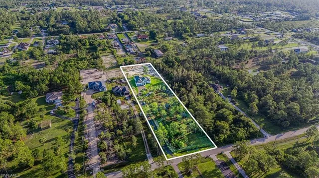 an aerial view of multiple houses