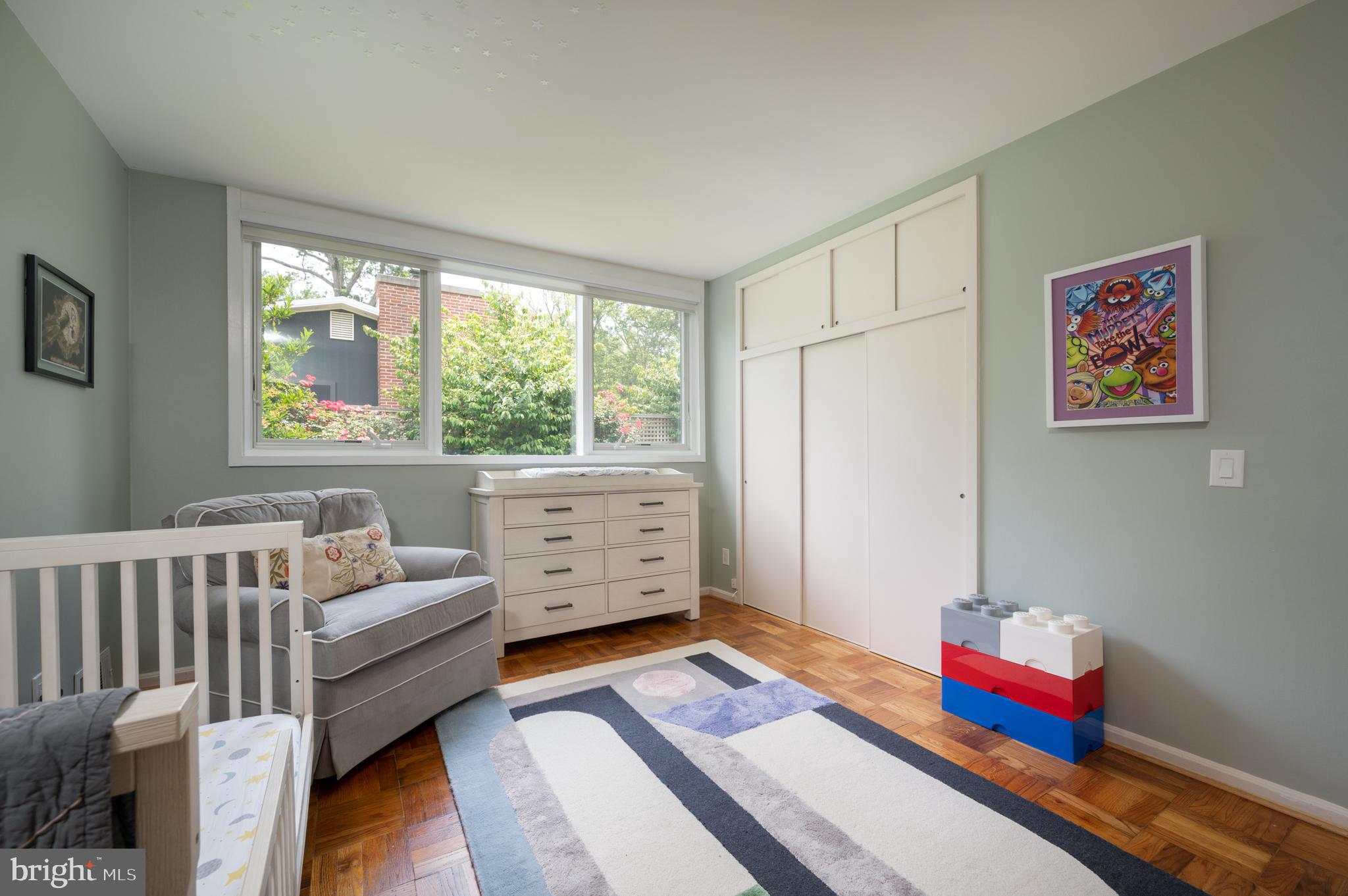 1910 Marthas Road Alexandria, VA 22307 - Photo 27 of 44 3rd Bedroom with parquet floors
