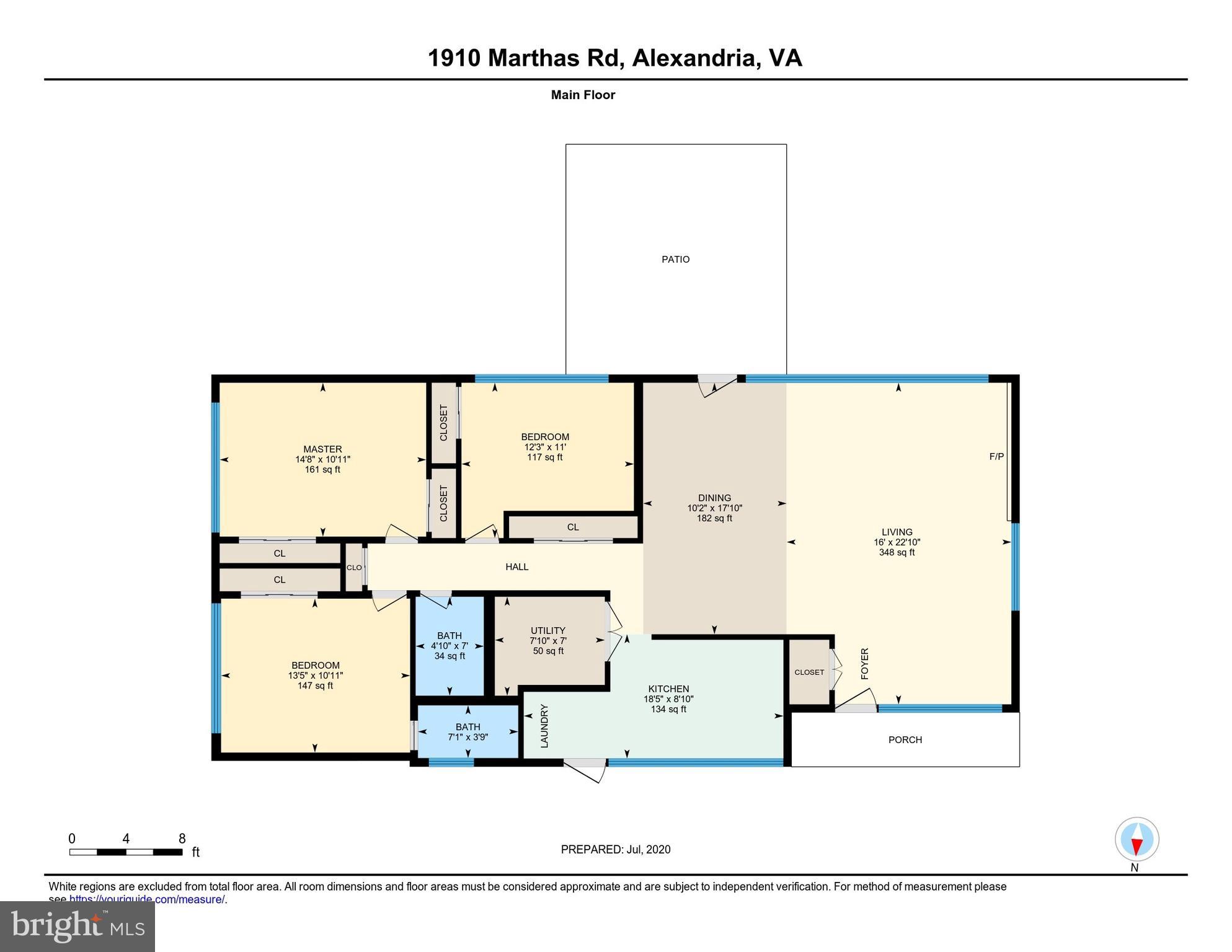 1910 Marthas Road Alexandria, VA 22307 - Photo 44 of 44 Floor plan