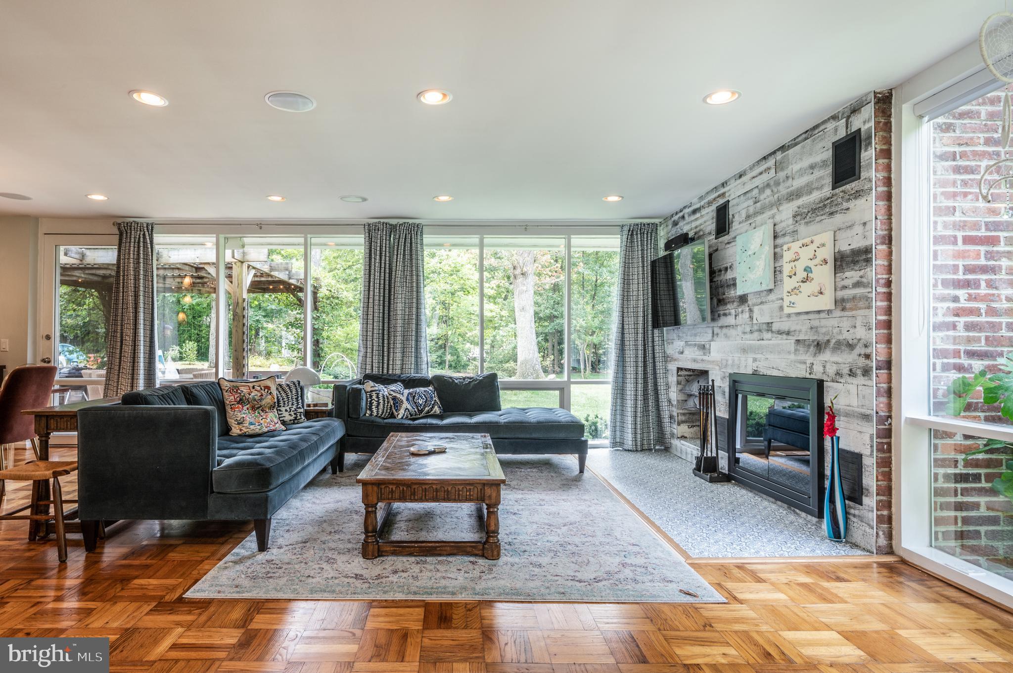 1910 Marthas Road Alexandria, VA 22307 - Photo 6 of 44 Living Room with floor to ceiling windows