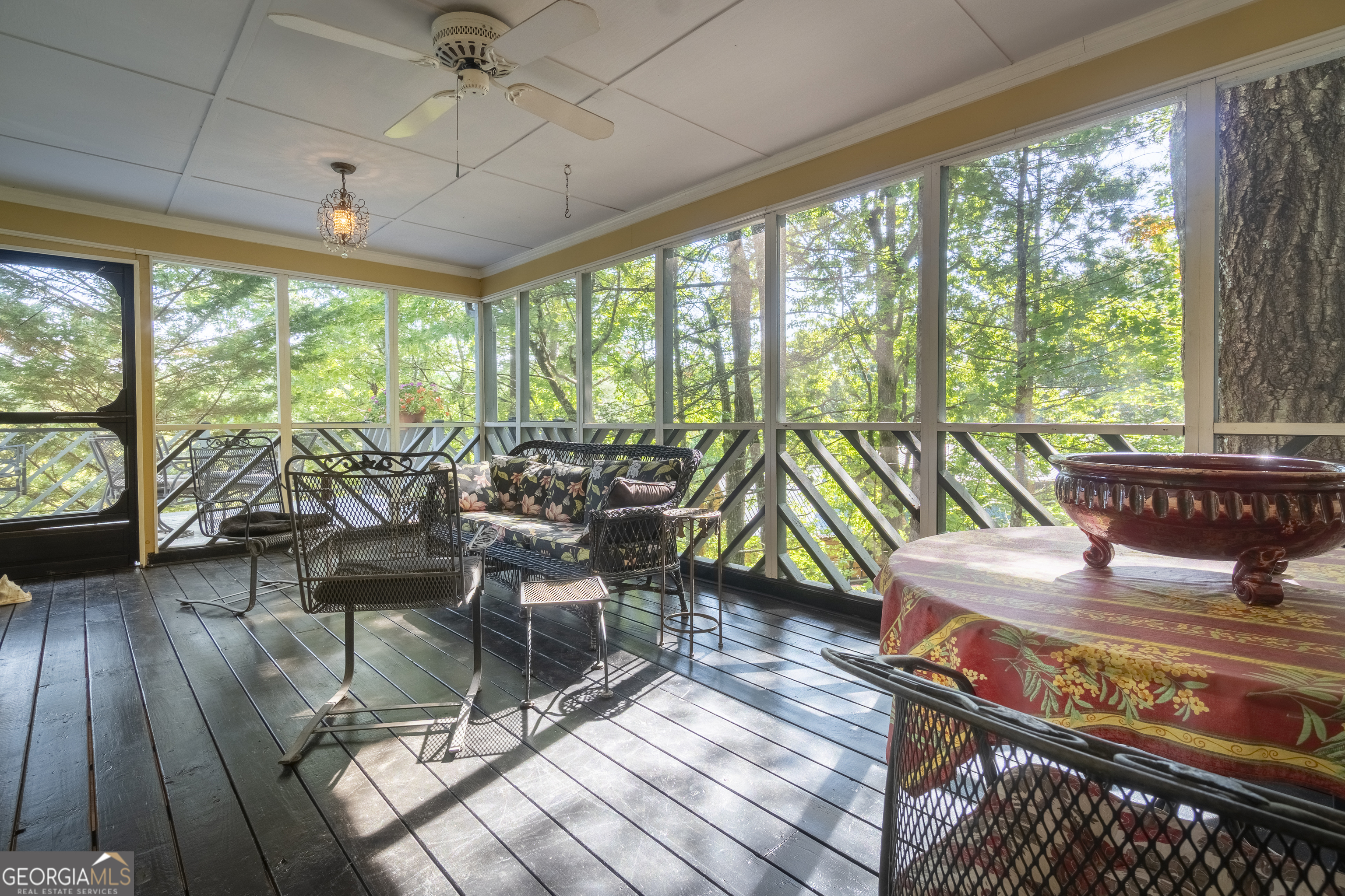 1280 Bahn Innsbruck Helen, GA 30545 - Photo 33 of 85 a living room with large windows