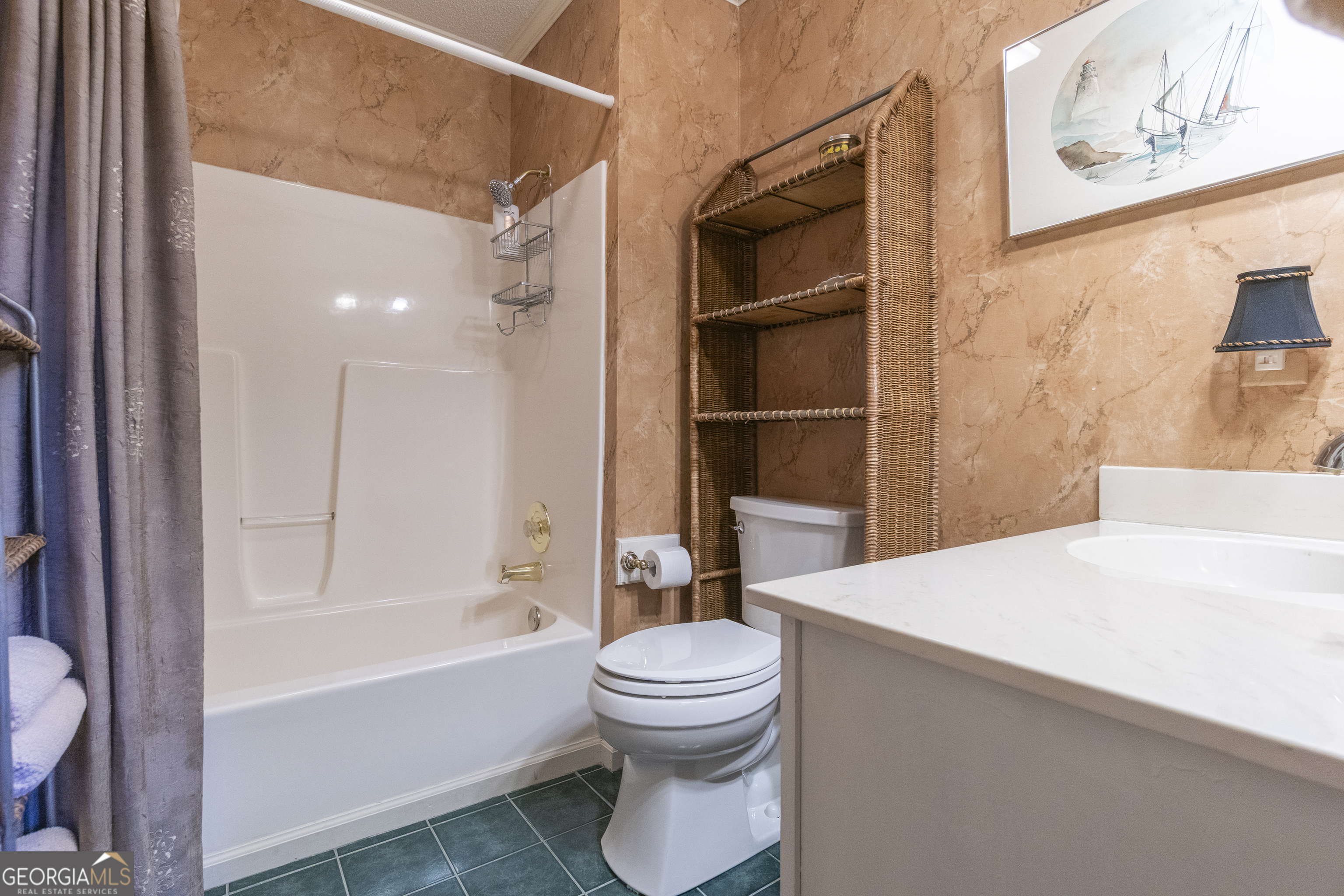 1280 Bahn Innsbruck Helen, GA 30545 - Photo 62 of 85 a bathroom with a bathtub shower sink vanity and toilet