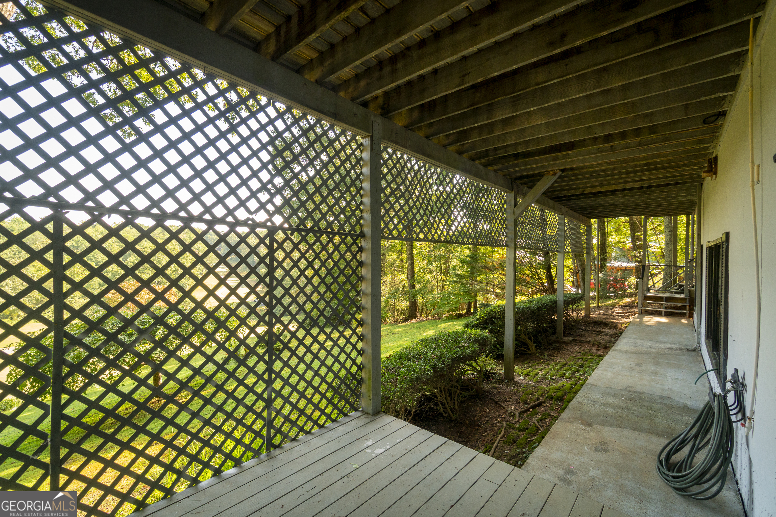 1280 Bahn Innsbruck Helen, GA 30545 - Photo 81 of 85 a view of a porch with wooden floor