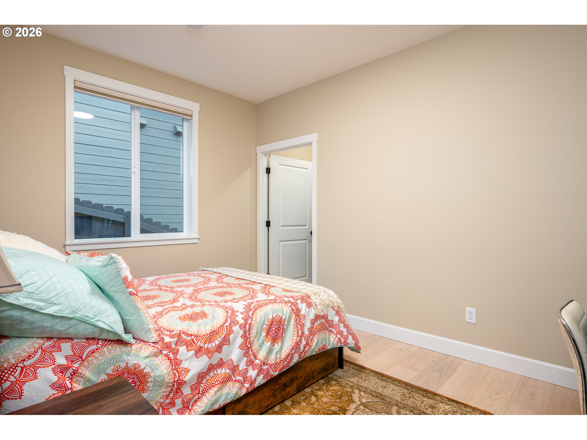 Undisclosed Address Ridgefield, WA 98642 - Photo 27 of 46 a bedroom with a bed and a window