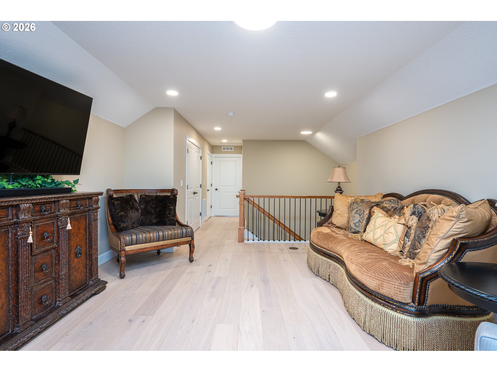 Undisclosed Address Ridgefield, WA 98642 - Photo 31 of 46 a living room with furniture and a flat screen tv