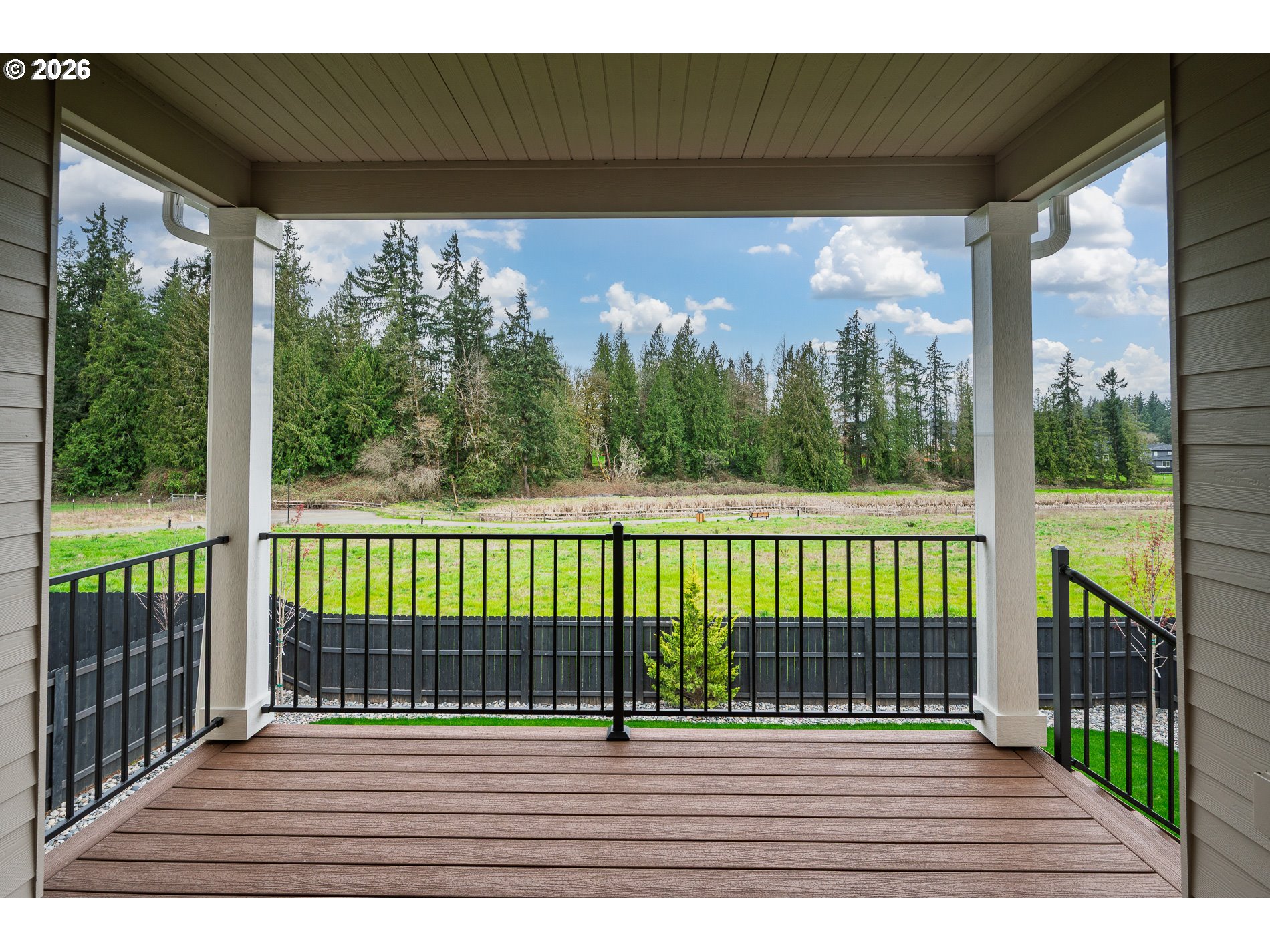 Undisclosed Address Ridgefield, WA 98642 - Photo 37 of 46 a view of balcony with wooden floor