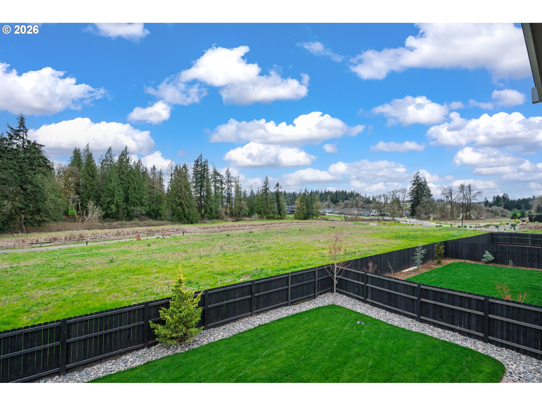 Undisclosed Address Ridgefield, WA 98642 - Photo 40 of 46 a view of a lake with a big yard