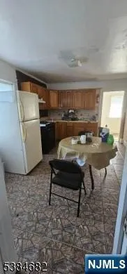 a living room with a couch and a table