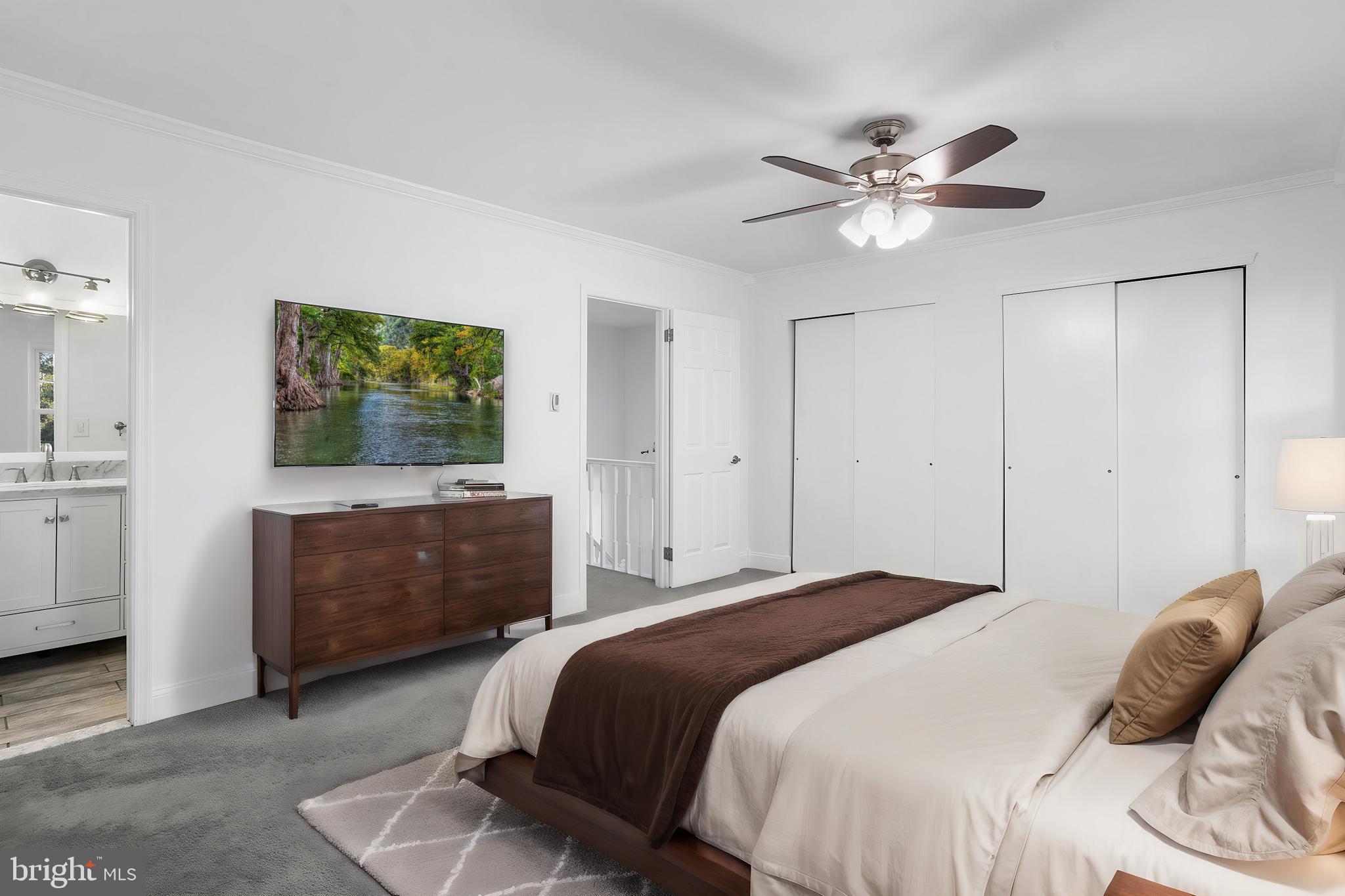 16 Carlyle Court Robbinsville, NJ 08691 - Photo 20 of 30 a bedroom with a bed and a dresser