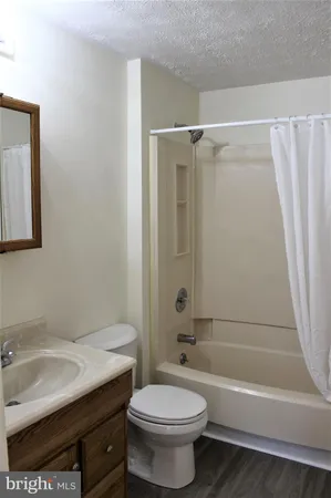 a bathroom with a sink a toilet and a bathtub
