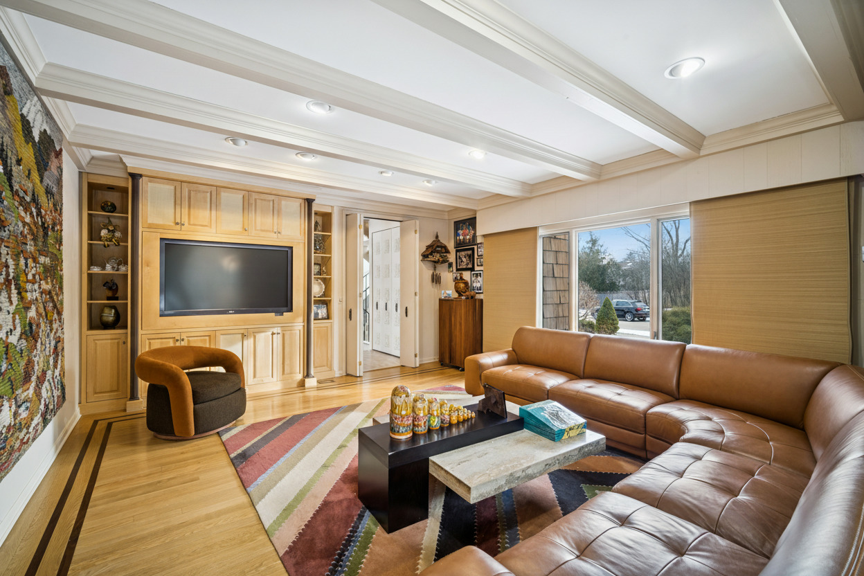 990 Heather Road Deerfield, IL 60015 - Photo 14 of 28 a living room with furniture and a flat screen tv