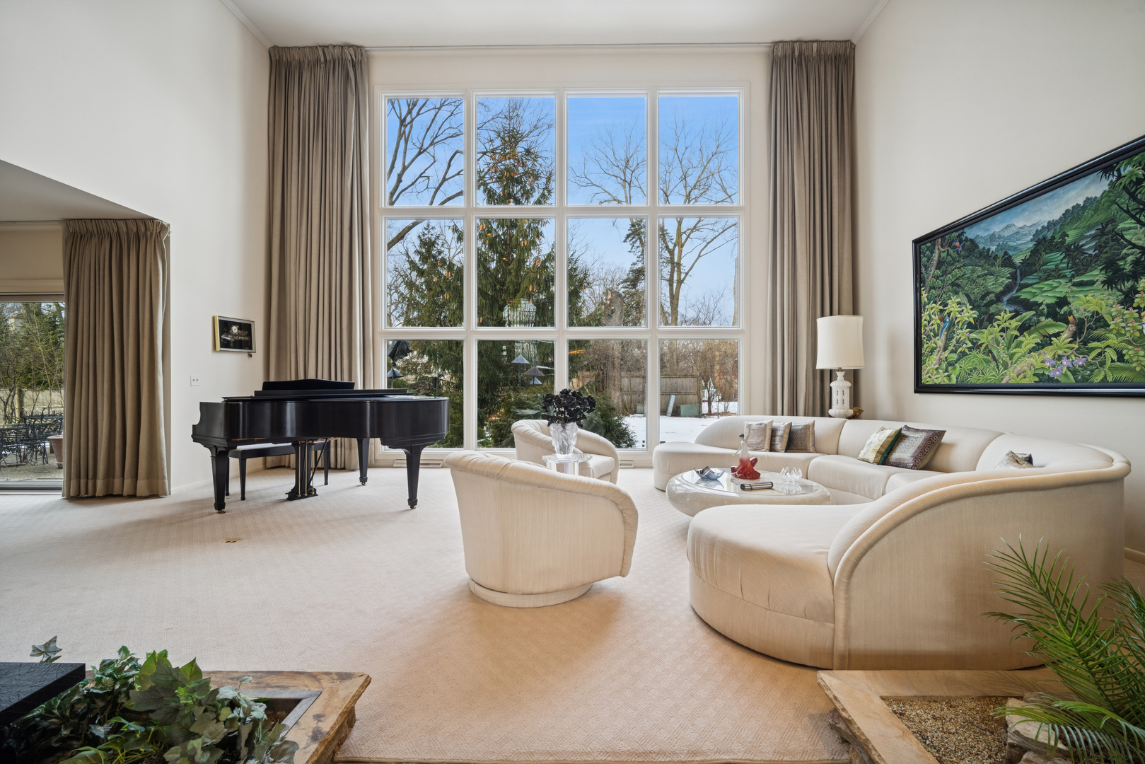 990 Heather Road Deerfield, IL 60015 - Photo 6 of 28 a living room with furniture and large window with outer view