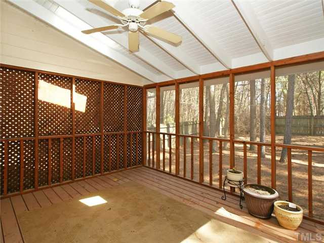 7027 Spring Ridge Road Cary, NC 27518 - Photo 11 of 12 Screened Porch
