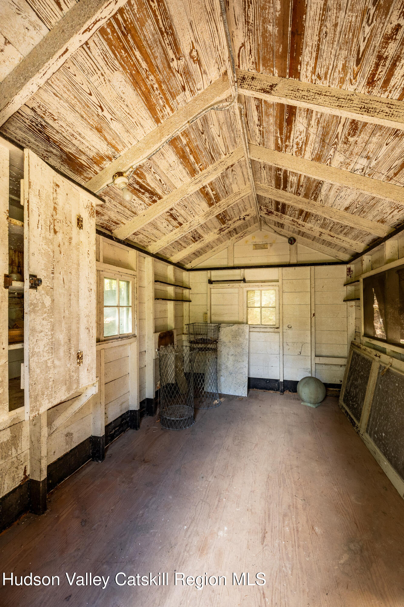 1635 High Falls Road Catskill, NY 12414 - Photo 24 of 43 a view of a room with wooden walls