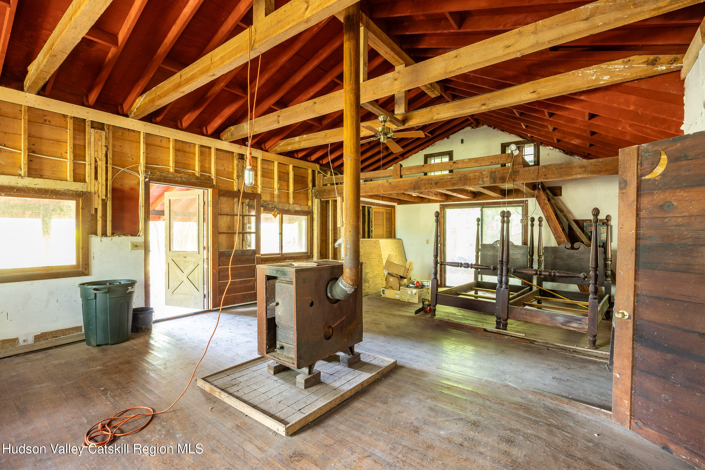 1635 High Falls Road Catskill, NY 12414 - Photo 29 of 43 a view of a gym with wooden floor