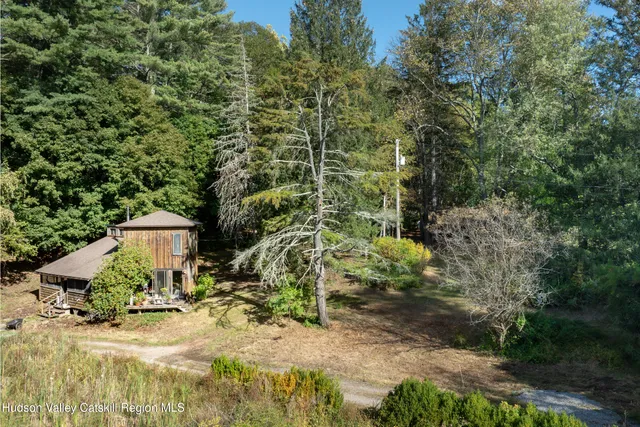a view of outdoor space with seating area