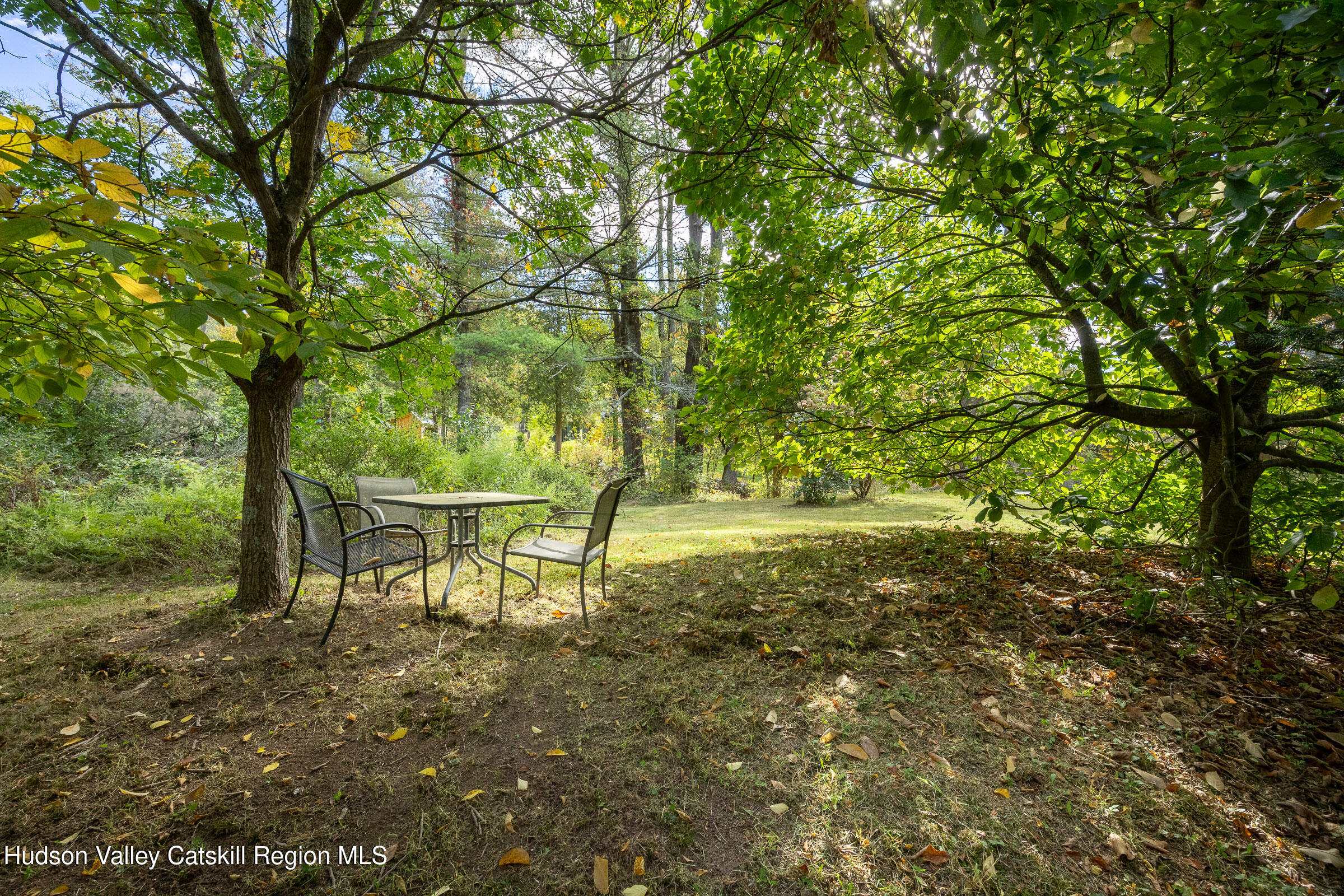 1635 High Falls Road Catskill, NY 12414 - Photo 38 of 43 a garden view with a seating space