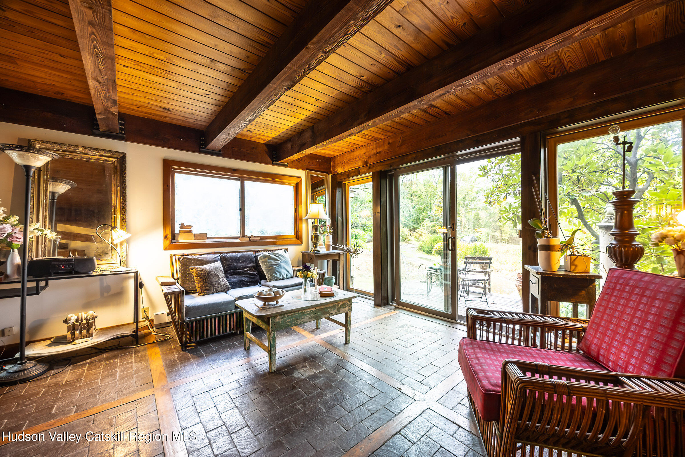 1635 High Falls Road Catskill, NY 12414 - Photo 7 of 43 a living room with furniture and a large window