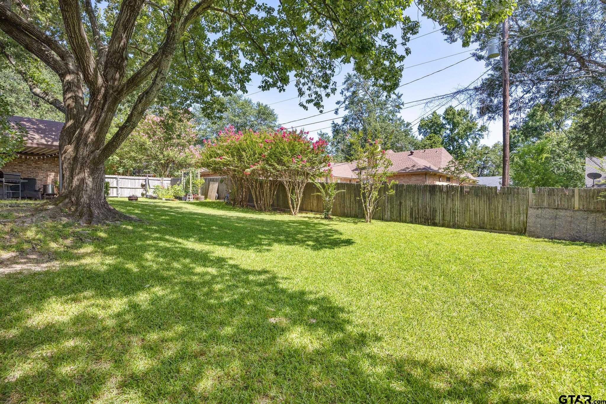 802 Carriage Drive Tyler, TX 75703 - Photo 18 of 21 a backyard of a house with lots of green space